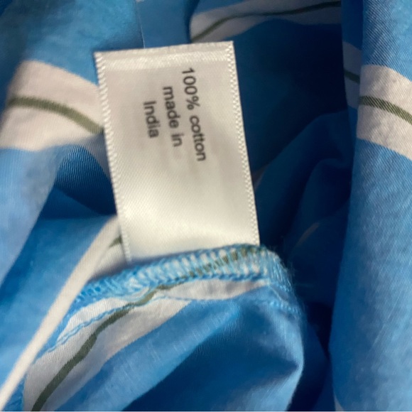 🎁Lane Bryant Kids Blue and White Striped Blouse - Picture 6 of 6